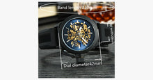 Load image into Gallery viewer, Black Silicone Strap Mechanical Watch - FREE SHIP DEALS