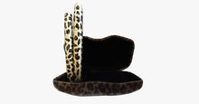 Load image into Gallery viewer, Black Mascara with Natural Fibres In Furry Leopard Display Case - FREE SHIP DEALS