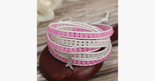 Load image into Gallery viewer, Pink Ribbon Wrap Bracelet
