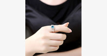 Load image into Gallery viewer, Zirconium Aquamarine Ring - FREE SHIP DEALS