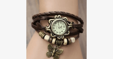 Load image into Gallery viewer, Butterfly Wrap Watch - FREE SHIP DEALS