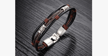 Load image into Gallery viewer, Handmade Genuine Leather Men's Bracelet - FREE SHIP DEALS