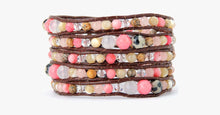 Load image into Gallery viewer, Soft Pink Natural Wrap Bracelet