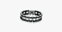 Load image into Gallery viewer, Black Strip Stainless Steel Bracelet - FREE SHIP DEALS