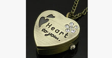 Load image into Gallery viewer, Heart Pocket Watch - FREE SHIP DEALS