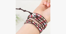 Load image into Gallery viewer, Soft Pink Natural Wrap Bracelet