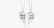 Load image into Gallery viewer, Big Sis Lil Sis Pendant Set - FREE SHIP DEALS