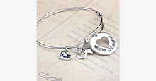 Load image into Gallery viewer, Mother Daughter Love Charm Bangle - FREE SHIP DEALS