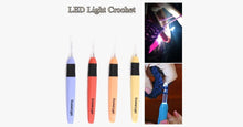 Load image into Gallery viewer, LED Light-up Crochet Hook Knitting Needle (3-Pack)
