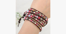 Load image into Gallery viewer, Soft Pink Natural Wrap Bracelet