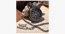 Load image into Gallery viewer, Black Cage Full Hunter Pocket Watch - FREE SHIP DEALS