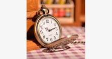 Load image into Gallery viewer, Gold Forest Half Hunter Pocket Watch - FREE SHIP DEALS