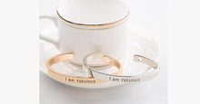 Load image into Gallery viewer, I am Fablous Cuff Bangle - FREE SHIP DEALS