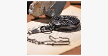 Load image into Gallery viewer, Black Cage Full Hunter Pocket Watch - FREE SHIP DEALS