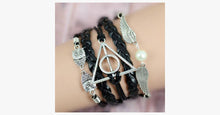 Load image into Gallery viewer, Black Deathly Hallows Bracelet - FREE SHIP DEALS
