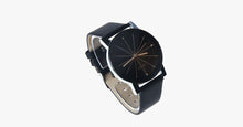 Load image into Gallery viewer, Black Leather Quartz Analog Watch - FREE SHIP DEALS