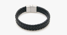 Load image into Gallery viewer, Men's Braided Leather Bracelet