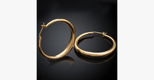 Load image into Gallery viewer, Solid Gold French Lock Hoops
