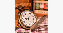 Load image into Gallery viewer, Gold Forest Half Hunter Pocket Watch - FREE SHIP DEALS