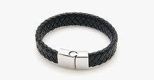 Load image into Gallery viewer, Men's Braided Leather Bracelet
