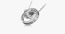 Load image into Gallery viewer, Double Heart Ring Necklace - FREE SHIP DEALS