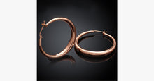 Load image into Gallery viewer, Solid Gold French Lock Hoops