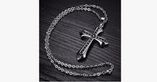 Load image into Gallery viewer, Men's Cross Dotted Pendant