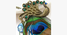 Load image into Gallery viewer, Peacock Feather Pendant