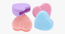 Load image into Gallery viewer, Heart Shape Silicone Cosmetic Brush Cleaner Board - FREE SHIP DEALS