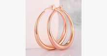 Load image into Gallery viewer, Solid Gold French Lock Hoops