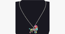 Load image into Gallery viewer, Poodle Dog Pendant Necklace