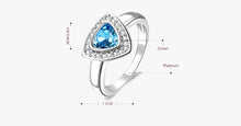 Load image into Gallery viewer, Zirconium Aquamarine Ring - FREE SHIP DEALS