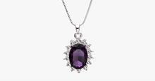 Load image into Gallery viewer, 3 Carat Handcrafted Alexandrite Pendant with Silver Plated Chain - FREE SHIP DEALS