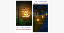 Load image into Gallery viewer, Waterproof Solar Flame Hanging Lamp