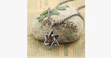 Load image into Gallery viewer, Men's Jewish Star Pendant