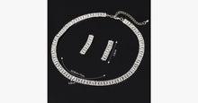 Load image into Gallery viewer, Rhinestone Crystal Necklace Set