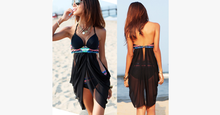 Load image into Gallery viewer, Tempting Halterneck Print Cut-Out Swimsuit