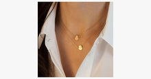 Load image into Gallery viewer, Double Layer Round Pendant Necklace - FREE SHIP DEALS