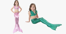 Load image into Gallery viewer, Girls' Mermaid Swimwear Set (4-Piece)