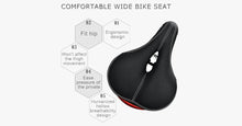 Load image into Gallery viewer, Comfortable Bike Seat With C99 Memory Foam Padded Leather