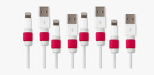 Load image into Gallery viewer, Lightning Cable Protectors - 6 Pack