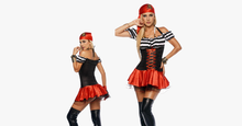 Load image into Gallery viewer, Woman Pirate Halloween Costume - FREE SHIP DEALS