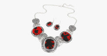Load image into Gallery viewer, Rhinestone Statement Necklace Set