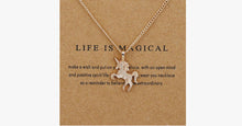 Load image into Gallery viewer, Life Is Magical Unicorn Necklace - FREE SHIP DEALS