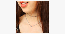 Load image into Gallery viewer, Double Layers Chain Heart Necklace - FREE SHIP DEALS