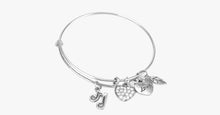 Load image into Gallery viewer, Music Note Charm Bangle - FREE SHIP DEALS