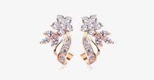 Load image into Gallery viewer, Zirconia Flower Stud Earrings - FREE SHIP DEALS