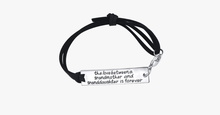 Load image into Gallery viewer, The Love Between a Grandmother and Granddaughter is Forever- Strap Bracelet