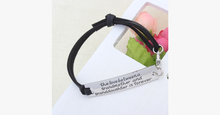 Load image into Gallery viewer, The Love Between a Grandmother and Granddaughter is Forever- Strap Bracelet