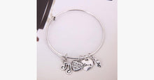 Load image into Gallery viewer, Music Note Charm Bangle - FREE SHIP DEALS